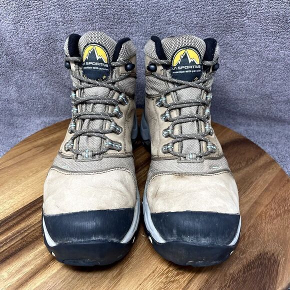 La Sportiva FC ECO 3.2 GTX Gore-Tex Brown Leather Hiking Boots Women's Size 10 - Picture 2 of 8